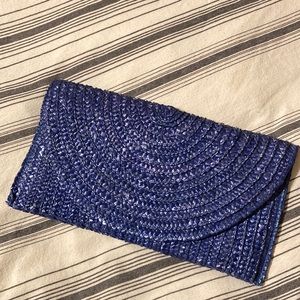 Shiraleah wicker weave clutch